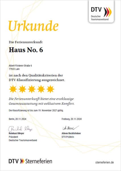 Ferienwohnung-Lahr-Europa-Park_Haus-No-6_Hausnummer-6_5-Sterne-DTV_2024