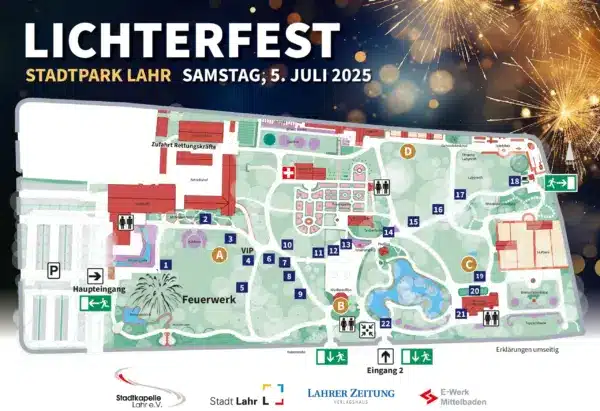 Lichterfest im Stadtpark Lahr